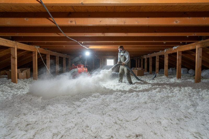Cellulose Insulation Blowing in Killeen, TX